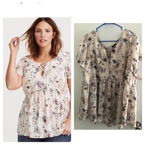 Baby doll Torrid shirt sz 4